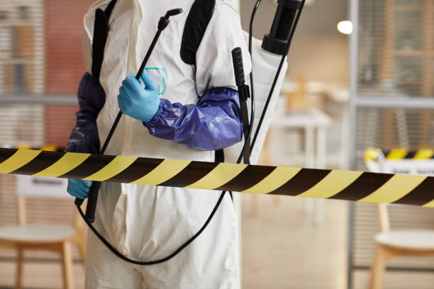 Professional Biohazard Cleanup technician working in Tipton, IA